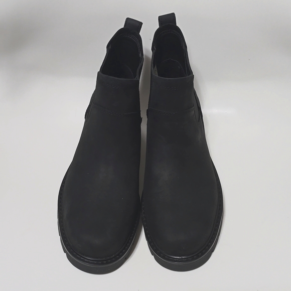 Ugg Loxley Suede Leather Booties, Black, Sz. 6.5 - Picture 3 of 11